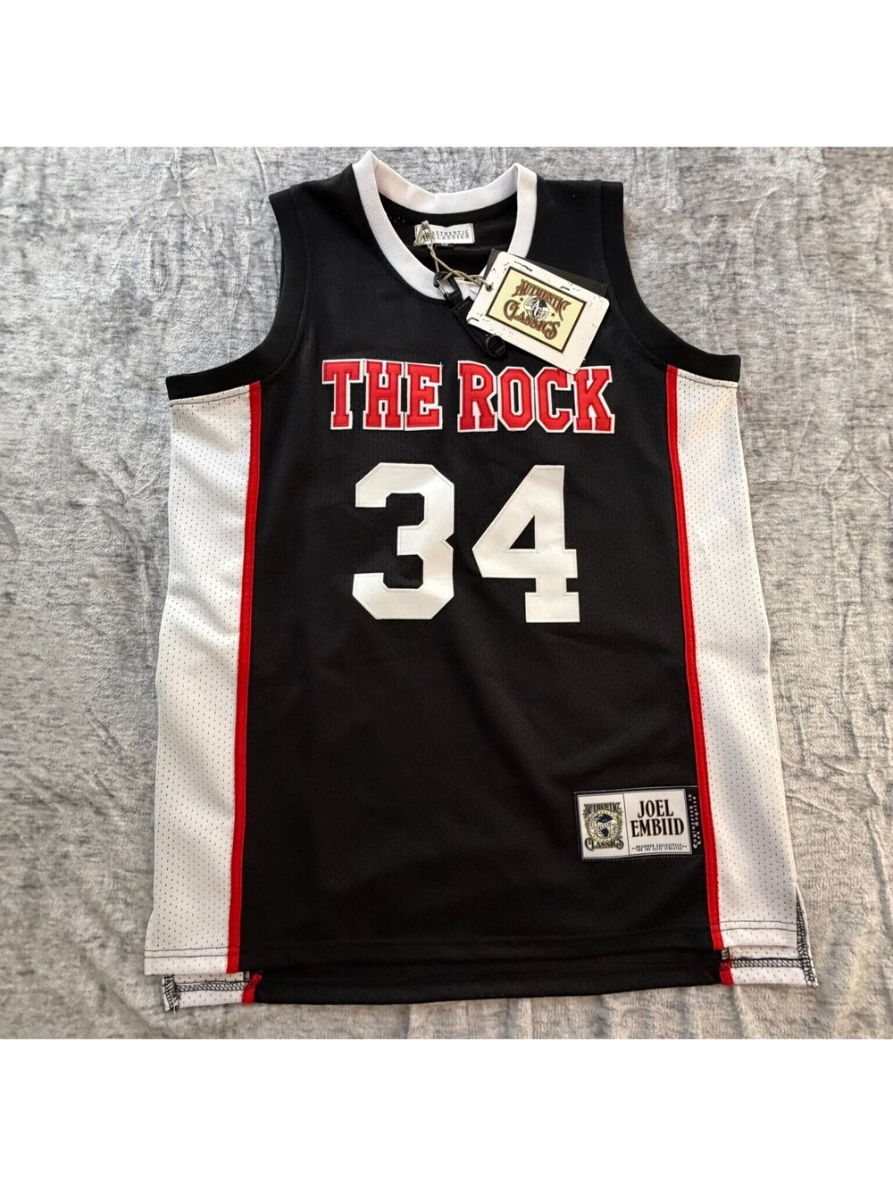 Joel Embiid Basketball Jersey #34 Authentic Classics Size M